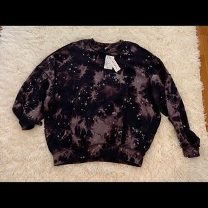 Pacsun oversized tye dye crewneck